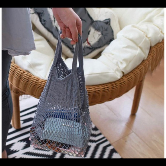 Pink Eco Cotton Mesh Farmers Market - Picture 6 of 13